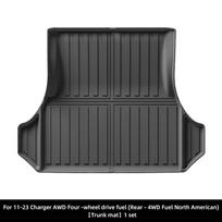 Eco-Friendly TPE Floor Mats for Dodge Charger Models 2011-2023 black