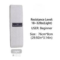 Durable And Safe Resistance Bands Fabric Workout Bands For Women & Men Cloth Booty Resistance Loop Bands Thick Squat Bands For Butt/Legs/Thigh white