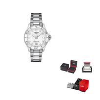TISSOT Starfish Collection Quartz Movement Unisex Watch 36mm White Dial Stainless Steel Case T120.210.11.011.00 White Dial white