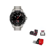 TISSOT T SPORT Kolekcija Kvarcinis Mechanizmas Vyriški Laikrodžiai Laikrodis 47,5 mm Juodas Ciferblatas Titano Laikrodžio Korpusas T121.420.44.051.00 Regular Watch Box black