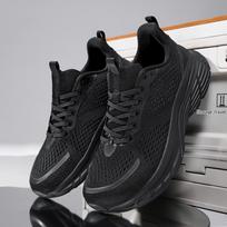 Men's Wide Fit Mesh Running Shoes with Shock-Absorbing Soles - 2026 Spring/Summer Collection 48
