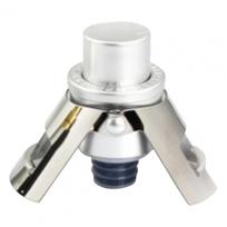 Vacuum Champagne Stopper with Pressure Pump StainlessSteel Leak-proof Keep Fizz Sparkling Wine Bottle Plugs Sealer Silicone Caps sidabras
