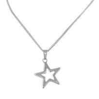 Korean Version Star Five-pointed Star Necklace Niche Simple Hip-hop Clavicle Chain Female Titanium Steel Does Not Fade 1