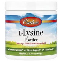 Carlson Labs L-Lysine Amino Acid Powder 100g (3.53oz)