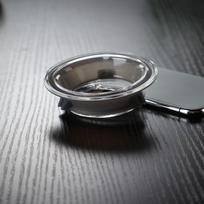 V60 Stiklinis lašintuvas kavai - Atsparus šalčiui/karščiui, su filtro laikikliu ir popieriumi white