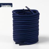 Juodi ir balti 0,4 mm apvalūs batraiščiai neslystantiems sportiniams, laisvalaikio ir lauko batams 80 cm black