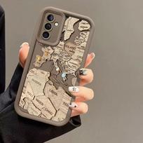 Planes World Map Travel Phone Case For Samsung Galaxy S26 S25 S24 S23 S22 S21 FE S20 ULTRA PLUS TPU Case Funda Shell Capa Cover SamsungS22PLUS5G
