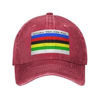 Mathieu Van Der Poel Denim Fabric Cap Casual Baseball Caps Adjustable Hat Summer Unisex Baseball Hats One Size
