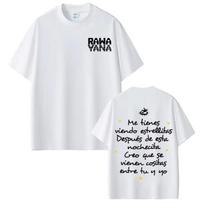 Rawayana ¿Donde Es El After_ Tour 2026 Graphic T-shirt Men Women Fashion T-shirts Short-sleeved Y2K Gothic Cotton Oversized T-shirts 4XL