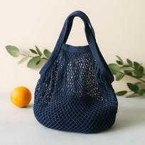 Cotton Mesh Bag – Denim