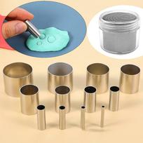 12Pcs Circle Cutter Hole Hollow Punch Cutter Set Dot Baking Stamps For Polymer Clay Pottery Handmade Craft