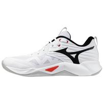 Mizuno Wave Momentum Pro Versatile Comfortable Supportive Volleyball Shoes Unisex Sneakers White Black Red V1GA254059 36