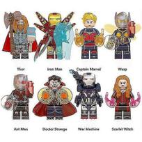 Marvel/keršytojai /Geležinis žmogus/Žmogus-voras Statybinio kaladėlės minifigūrėlės Dėlionė Vaikams Surinkimo žaislas Vaiko dovana