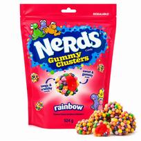 [NERDS] Vaivorykštiniai guminukai traškūs ir kramtomi saldainiai 524g blue