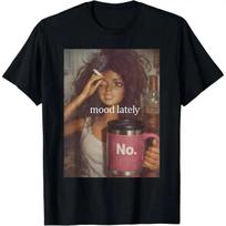 Funny Distressed Doll Face Meme Graphic Tee Unisex Cotton Gift S įvairiaspalvis