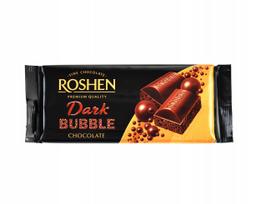 Roshen tamsusis burbuliukų šokoladas 80 g