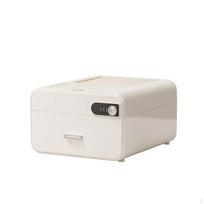 Stalinis stalčių spintelė Užrakinama saugykla su raktu Saugus dokumentų dėžutė Stalčiai White Solid 1 High 2 Low white