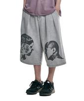 Azo By Azo Dhm Muil Washed Denim Bermuda Shorts [White] L