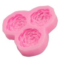 Bijūnų žiedų silikono formelės Vestuvių Cupcake Topper Fondant torto dekoravimo įrankis