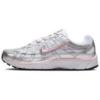 Nike P 6000 Atsparūs trinčiai Žemi Bėgimo Bateliai Moteriški Balti Sidabriniai Sportbačiai BV1021-108 35.5 white