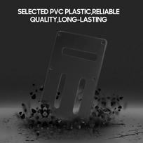 6 Holes 3 Slots Electric Guitar Back Plate Tremolo Spring Cavity Backplate Circuit Wiring Protective Rear Cover juoda