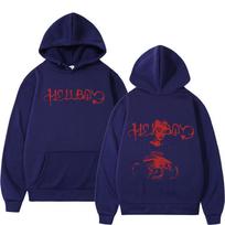 Repo atlikėjas Lil Peep Crybaby Hellboy džemperis su gobtuvu vyriškas ir moteriškas hip-hop'o sportinė apranga laisvalaikio gotikinis ruduo ir žiema S
