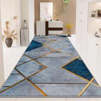 Modern Long Corridor Carpet Home Non-slip Stairway Rug Hotel Lobby Passageway Runner Washable Room Decor Floor Mats Customizable 160*200cm