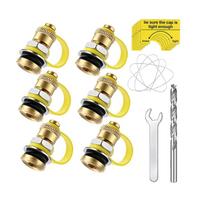 Solid Coppers Air Valves Seals And Safety Screw Cap Industrial Fuels Tank Vent Accessories For Fuels Container 1