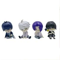 Blue Lock Anime Q Version PVC Figures Collectible Gift - Bachira Meguru Nagi Seishiro Isagi Yoichi Mikage Reo Statue Dolls