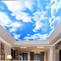 Sky Wall Mural Cloud Ceilings Wallpaper Kids Room Bedroom Living Room Ceiling Wall Mural 200 cm(W) x 140 cm(H)