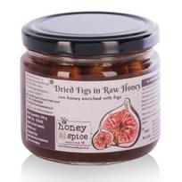 Honey and Spice Dried Figs In Raw Honey For Multi Purpose Use 350 Gm black