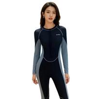 Women's Long-Sleeve, Long-Leg Sun Protection Swimsuit for Diving, Snorkeling, and Surfing (2026 Design) 4XL juoda