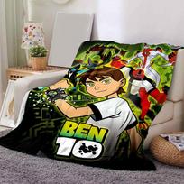 1pc Ben 10 Alien Force Soft Throw Blanket, Cozy Bedding for Couch, Sofa .B099 80x120cm