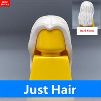 MOC Bricks Female Hairs Mori Girls Women Model Straight Hair 4cm Figure Wear Assembled Educational Building Blocks Toys