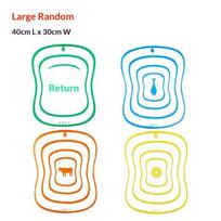 Cut Fruit Backing Board Frosted Classification Cutting Board Kitchen Chopping Board Plastic Cut Fruit Board Household Non-slip Sheet Transparent