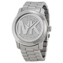 Michael Kors Sofie Kristalinė Rožinio Aukso Atspalvio Nerūdijančio Plieno Moteriškas Laikrodis MK5544 balta
