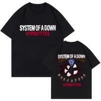 System of A Down Hypnotize Grafiniai Marškinėliai Vyrams Moterims Alternatyvaus Metalo Muzikos Marškinėliai Vyriški Vintažiniai Dideli Marškinėliai S black