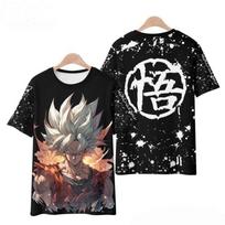 2026 Dragon Ball marškinėliai Vaikams 3D marškinėliai Madingi Vaikams Berniukams Trumpomis Rankovėmis Apvalia Kakla Laisvalaikio Anime Super Saiya Wukong S
