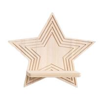 Star/Moon Wall Shelf Wall Mounted Floating Shelf for Plant Figurines Display Wall Wood Storage Shelves Wall Decors