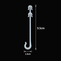 10/50pcs J Shaped Fruit Cherry Tomato Ear Hook Garden Vegetable Plant Grape Support Vines Fastener Clips Trellis Fixed Buckle Hook 10pcs