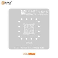 Amaoe S905X4 Tin Planting Platform For Amlogic S905L/905Z Smart TV Box Main Control Chip BGA Reablling Stencil Soldering Kit white