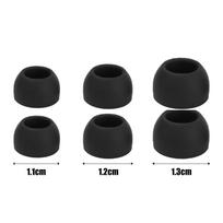 6/3Pairs Earphone Silicone Case For Samsung Galaxy Buds FE Replacement Eartips Ear Hooks Soft Silicone Flexible Earbuds Eartips 3Pairs(6PCS)