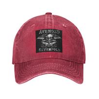 Avenged Sevenfold   Denim Fabric Cap Casual Baseball Caps Adjustable Hat Summer Unisex Baseball Hats One Size