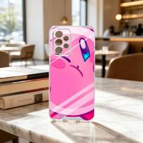 K-Kirbys-PC Cartoon Pink   Phone Case Transparent Silicone Soft For Samsung S25,S24,S21,S22,S23,S30,Ultra,S20,Plus,Fe Samsung S21 pink
