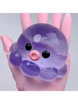 Homemade Bubble Octopus Squeeze Toy for Relax Fun Party & Birthday Gift Slow Rebound TPR Material Interactive Sensory Game Toys S violetinė