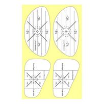 Golf Impact Tape Reactive Stickers for Club Face Shot Analysis with Alignment Lines and Spin Measurement for Training Practice Tools One Size
