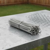 100 Pieces Chain Link Fence RustresistantProof Stainless Steel Tie Fencing Hardware for Farm,
