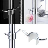 Shower Rod Towel Hook Holder Shower Head Holder Hook set for Bathroom & Kitchen CN