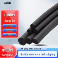 Deqi EPDM Sponge Rubber O-Ring Sealing Strip