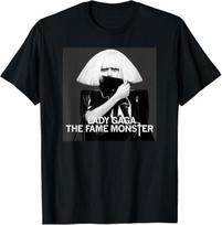 Lady Gaga T-shirt - Album The Fame Monster - Official Tee S black